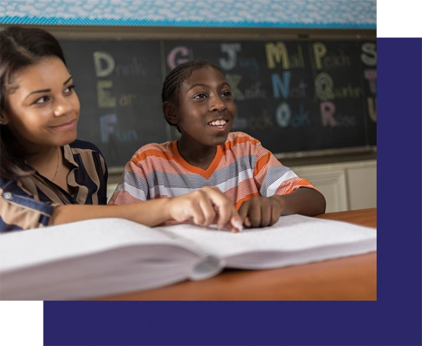 Kids in a school classroom